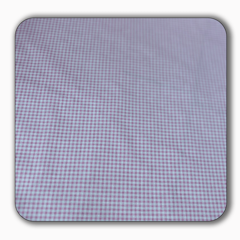 Checkered Print Poly Cotton Fabric 1" - Sold by the Yard