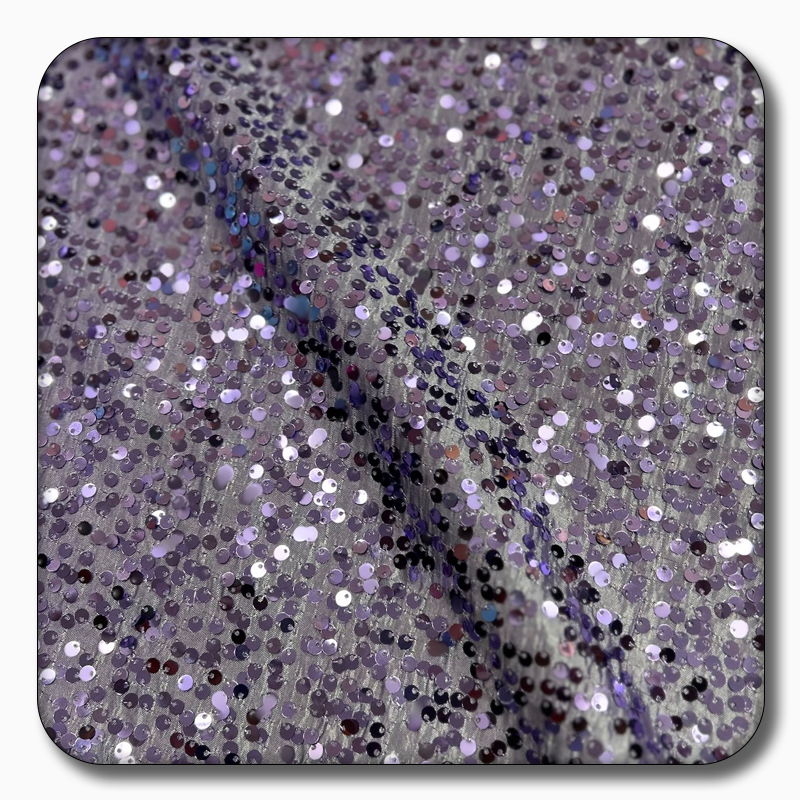 Microdot Sequin Taffeta Fabric - Sold by the Yard