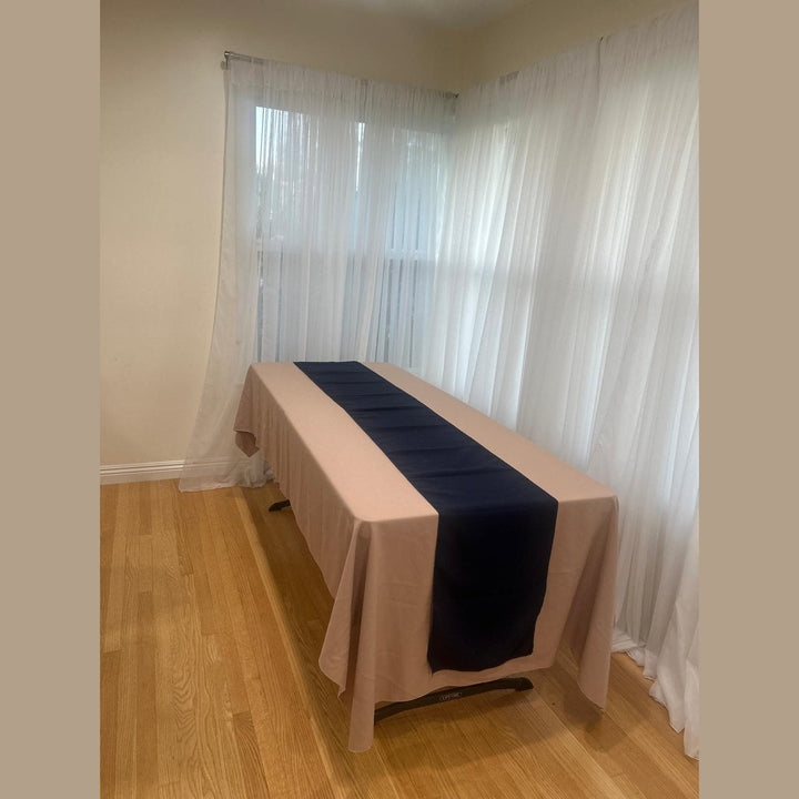 Polyester Poly Poplin Table Runners 14 by 108 Inch – Free Shipping