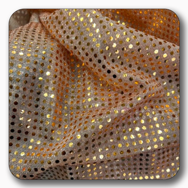 Small Dot Confetti Sequin Fabric - 45" Wide - Sold by the Yard
