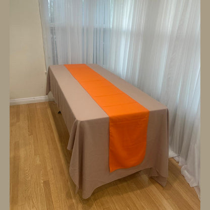 Poly Poplin Table Runners 14 by 108 Inch