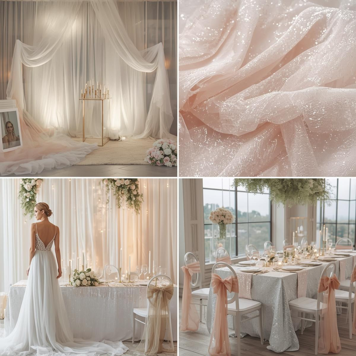 Polyester Organza Fabric by The Yard – Sheer, Lightweight & Shimmering | Amazing Warehouse Incs