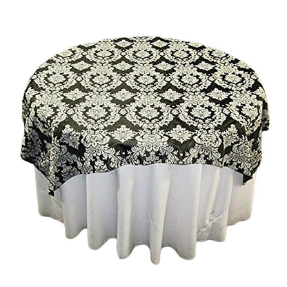 Overlay 60 by 60'' Damask Flocking Taffeta - Amazing Warehouse inc.