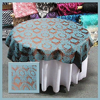 Flocked Damask Taffeta Fabric