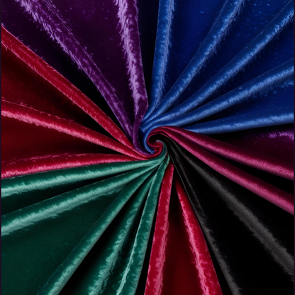 20 Yard Continuous Pieces Polyester Panne Velvet Fabric | Free Shipping