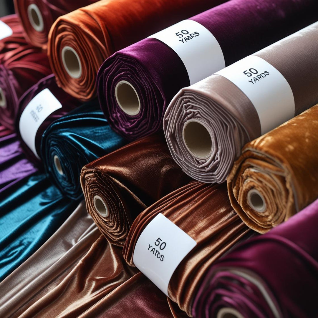 Polyester 50 Yard Continuous Pieces Panne Velvet Roll (15 Colors) – Stretch Shiny Velvet for Draping, Upholstery & Backdrops – Free Shipping