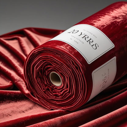 20 Yard Continuous Pieces Polyester Panne Velvet Fabric | Free Shipping