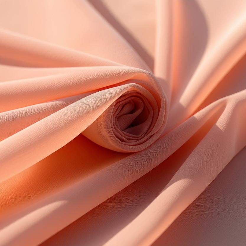 20 Yard Continuous Pieces Polyester Chiffon Fabric-Sheer & Lightweight for Backdrops, Decor & Dresses | Free Shipping