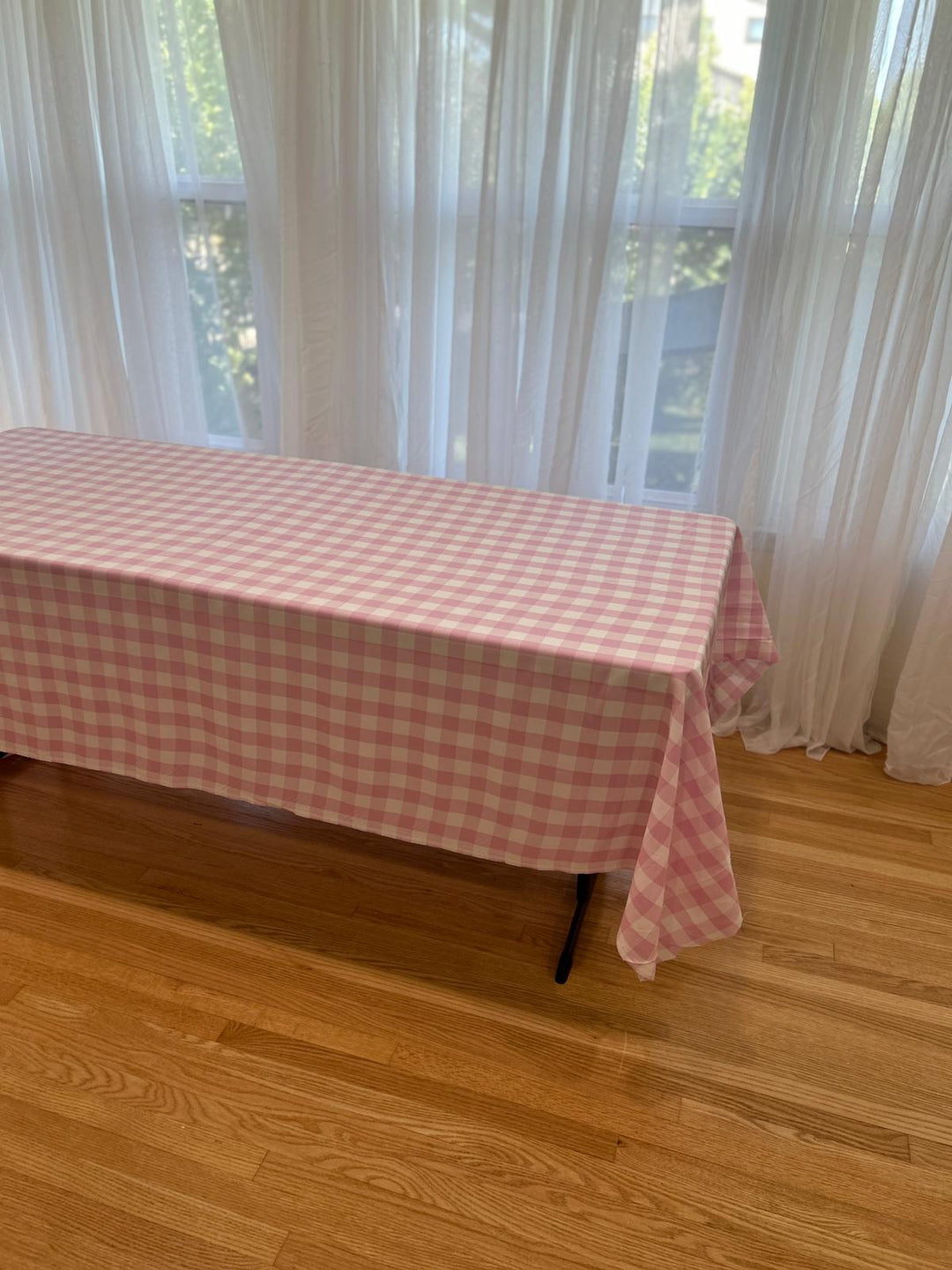 Gingham Checkered Tablecloth - Rectangular  58'' by 108''
