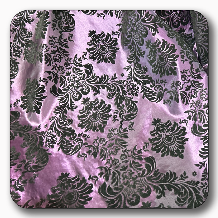 5 Yards Damask Flocking Taffeta Wholesale