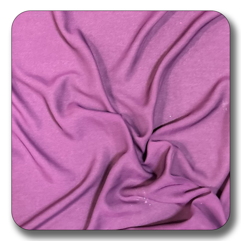 Soft purple chiffon fabric, made of 100% polyester, showcasing its lightweight and versatile texture.
