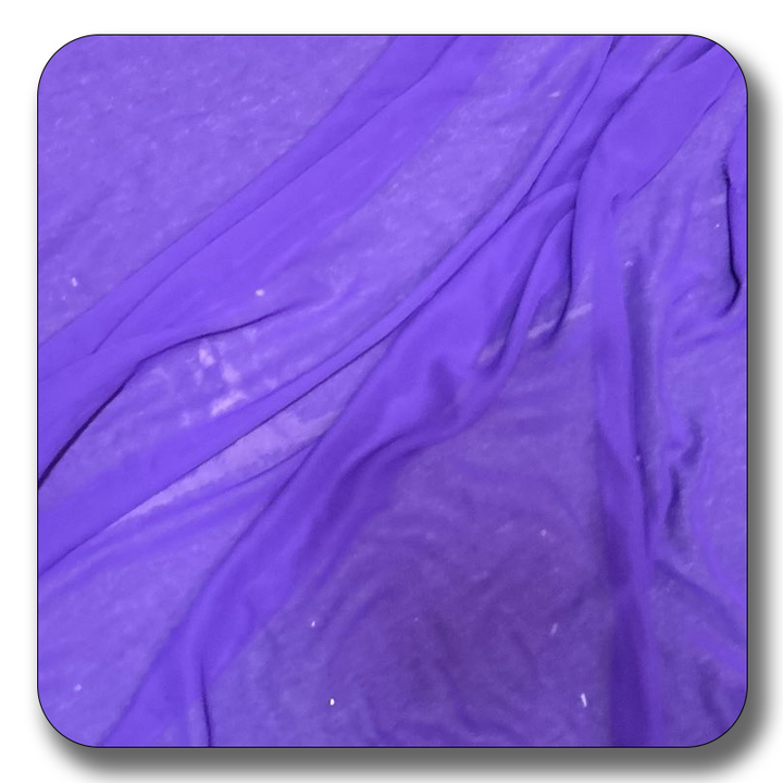 High-quality purple polyester chiffon fabric, soft and durable, perfect for various sewing projects.