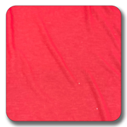 Close-up of red polyester chiffon fabric, showcasing its smooth texture and vibrant color.