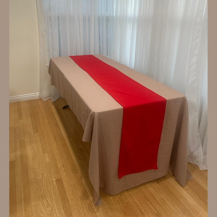 Polyester Poly Poplin Table Runners 14 by 108 Inch – Free Shipping