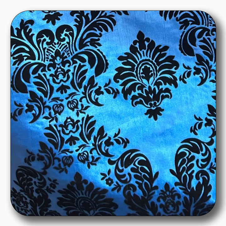 5 Yards Damask Flocking Taffeta Wholesale