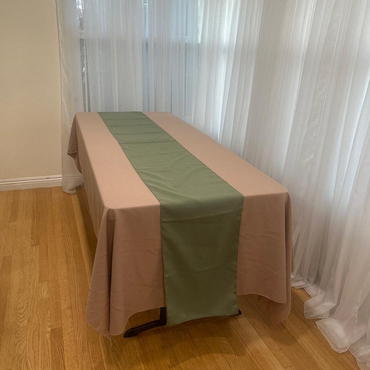 Polyester Poly Poplin Table Runners 14 by 108 Inch – Free Shipping