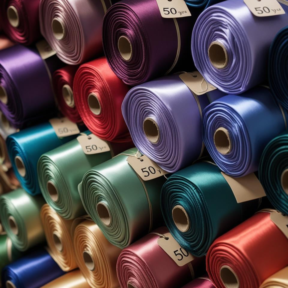 Polyester Satin 50 Yard Continuous Pieces Roll × 60” Wide 35+Colors | Free Shipping – Free Shipping