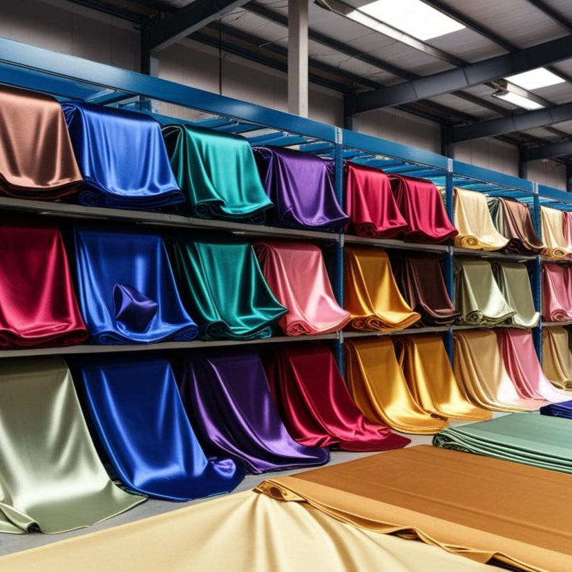 50 Yards Continuous Piece Polyester Satin Fabric Roll  – 60” Wide – 35+ Colors – Free Shipping