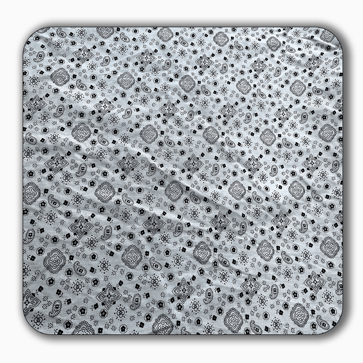Bandana Print Poly Cotton Fabric - Sold by the Yard