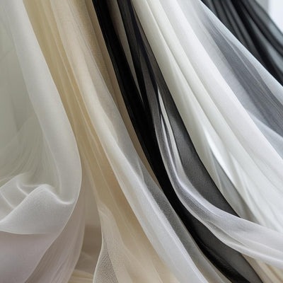 Sheer Voile Chiffon - Fabric Draping Panels