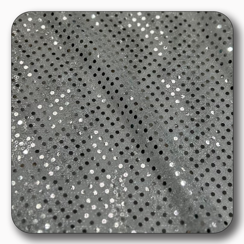 5 Yards Small Dot Confetti Sequin Fabric - 45" Wide