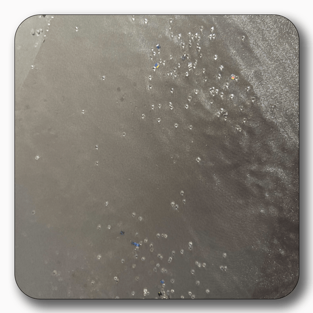 Crystal Dust Pearl Organza - Sold by the Yard