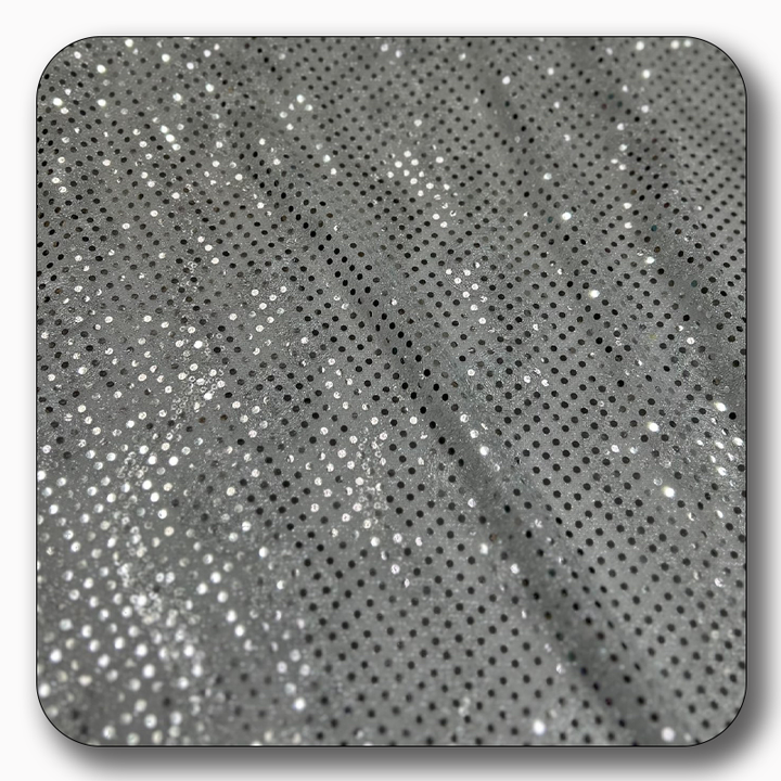 5 Yards Small Dot Confetti Sequin Fabric - 45" Wide