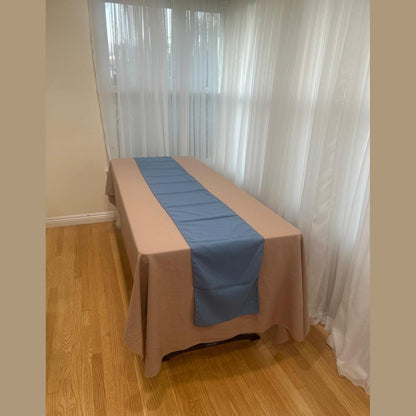 Poly Poplin Table Runners 14 by 108 Inch