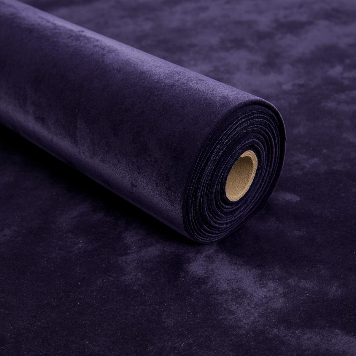 Wholesale Stretch Velvet Fabric – 50 Yards Continuous Piece – Premium Poly Spandex Upholstery & Drapery Material – Free Shipping
