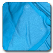 Soft blue polyester chiffon fabric, lightweight, durable, perfect for versatile sewing projects.