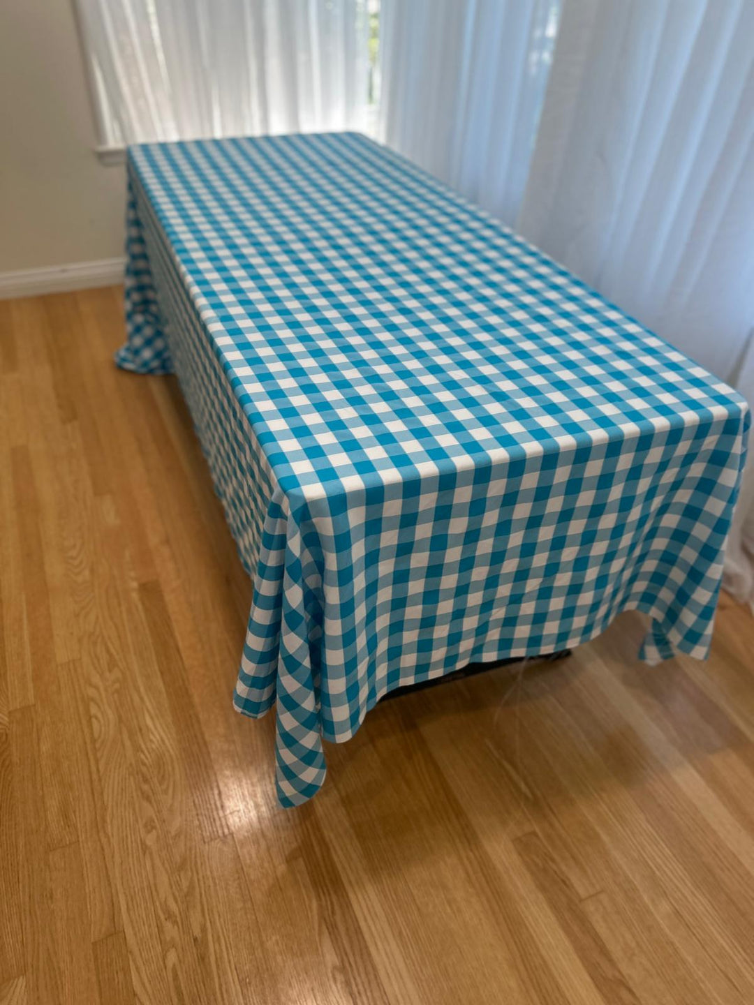Gingham Checkered Tablecloth - Rectangular  58'' by 108''