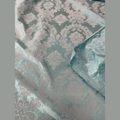 Flocked Damask Taffeta Fabric