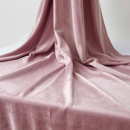 50 Yard Continuous Pieces Polyester Velvet Fabric Roll – Luxury Draping & Wedding Backdrop Fabric (+12 Colors) | Wholesale Free Shipping