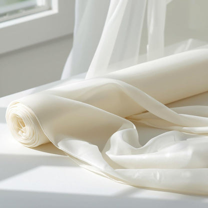 Polyester 120” Voile Sheer Fabric – 120 Yard Continuous Roll – Bulk Wholesale – Free Shipping