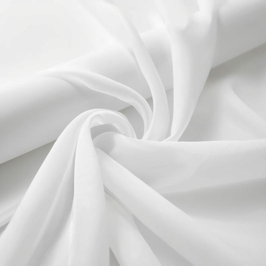 50 Yard Continuous Pieces White Voile Polyester Roll – 120” Wide Sheer Draping for Weddings & Backdrops | Free Shipping – Free Shipping