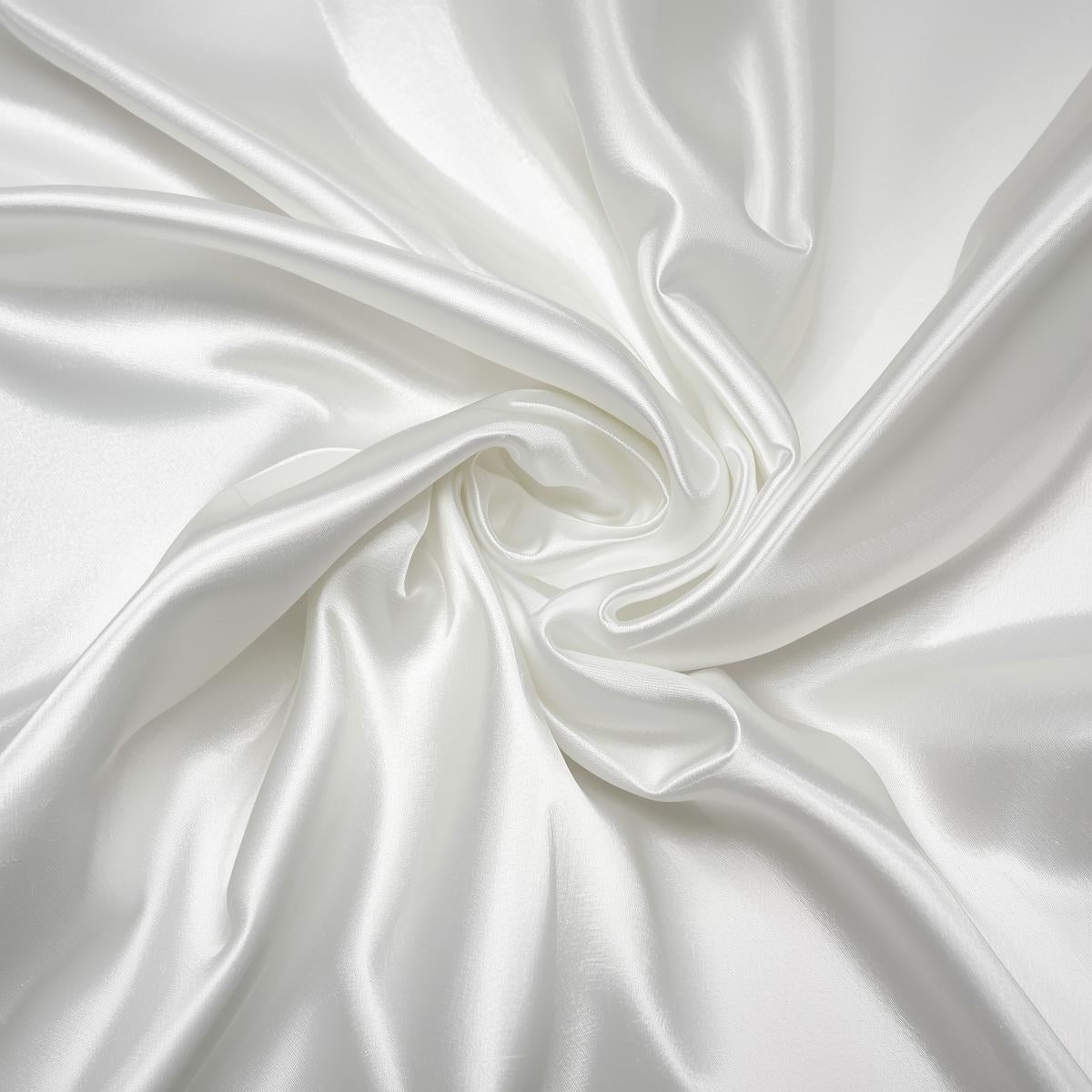 Satin Polyester Fabric 20 Yard Roll – Smooth, Shiny, 60” Wide | Wedding Draping, Decor & Apparel | Free Shipping