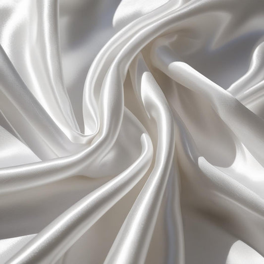 Polyester 10 Yard Continuous Pieces × 60” White Satin | Free Shipping – Free Shipping