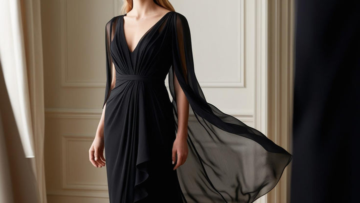 Polyester 50 Yards – 60” Wide Black Chiffon Roll | Draping, Curtains, Dresses & Event Décor – Free Shipping