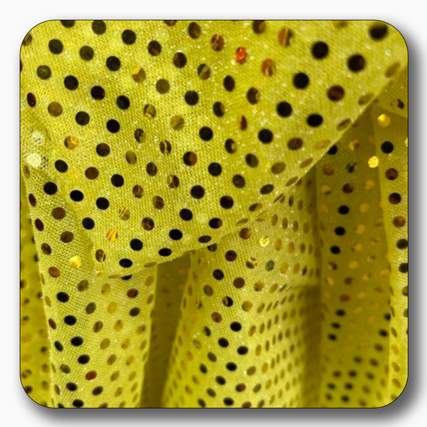 Small Dot Confetti Sequin Fabric - 45" Wide - Sold by the Yard