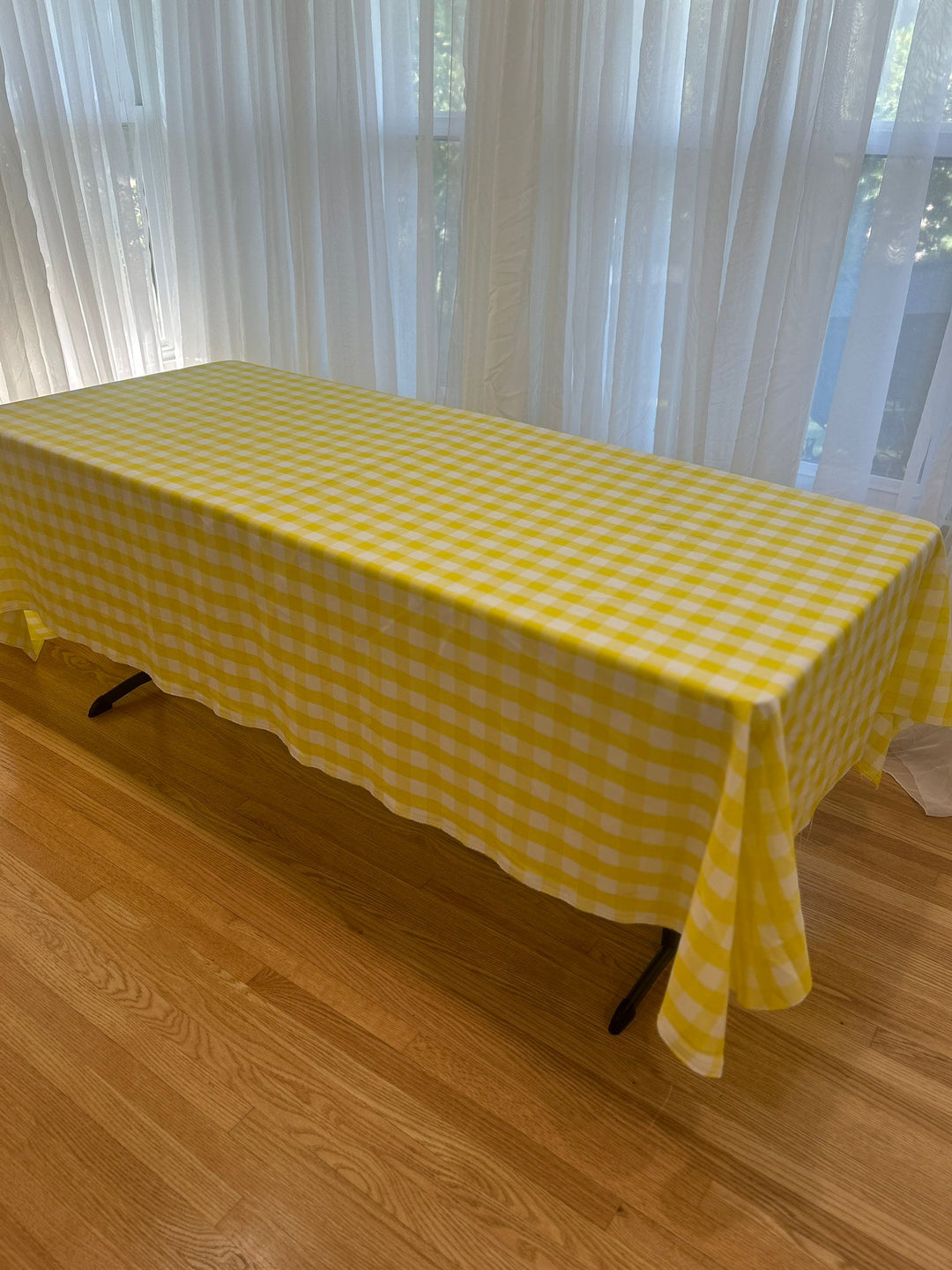 Gingham Checkered Tablecloth - Rectangular  58'' by 108''