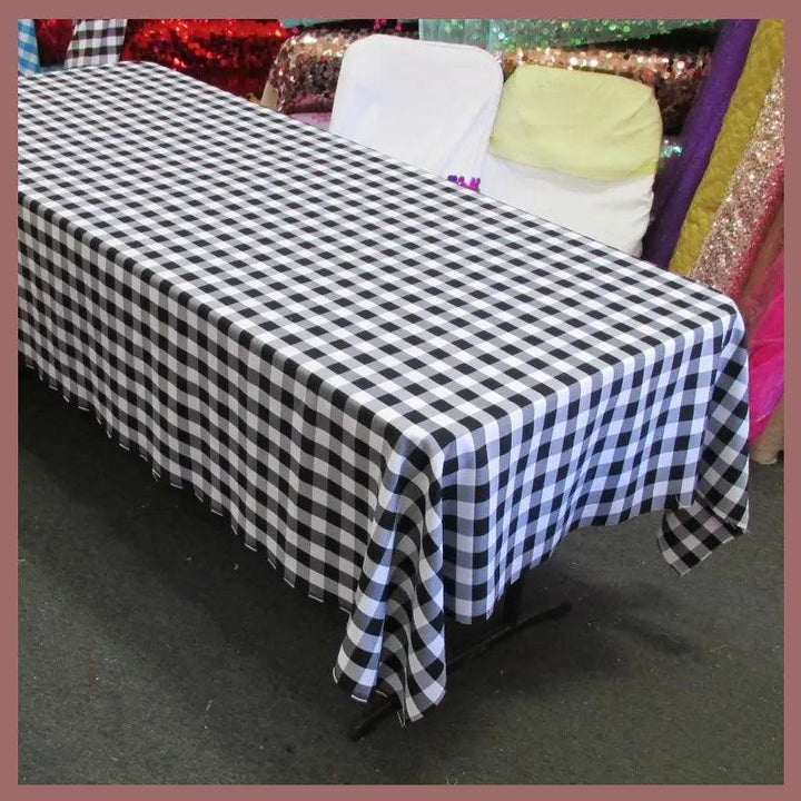 Checker Rectangle' Black /White Amazing Warehouse inc.