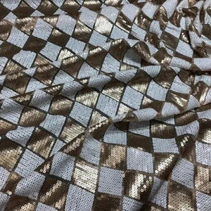 Checkered Sequin - Sold by the Yard