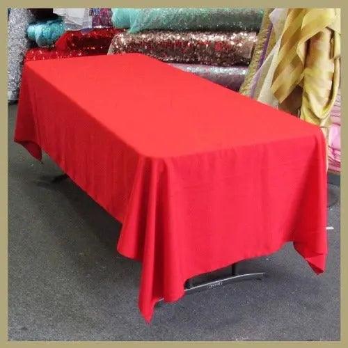 Rectangle Poly Poplin Tablecloth Amazing Warehouse inc.