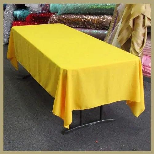 Rectangle Poly Poplin Tablecloth Amazing Warehouse inc.