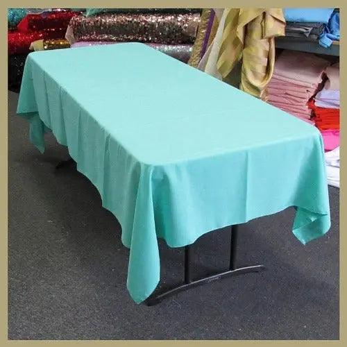 Rectangle Poly Poplin Tablecloth Amazing Warehouse inc.