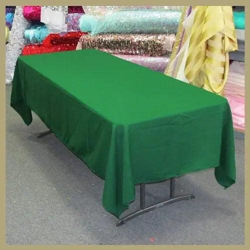 Rectangle Poly Poplin Tablecloth Amazing Warehouse inc.