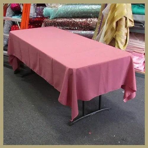 Rectangle Poly Poplin Tablecloth Amazing Warehouse inc.