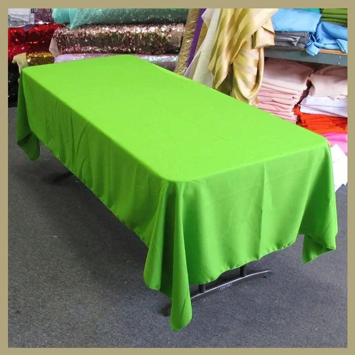 Rectangle Poly Poplin Tablecloth Amazing Warehouse inc.