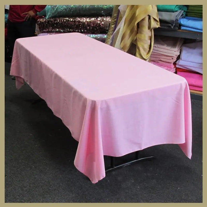 Rectangle Poly Poplin Tablecloth Amazing Warehouse inc.