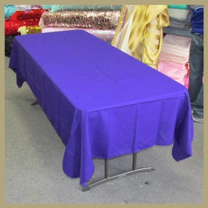 Rectangle Poly Poplin Tablecloth Amazing Warehouse inc.